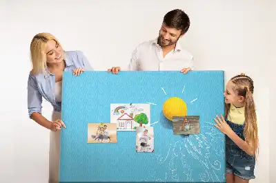 Bilder-Korktafel Glühbirne Zeichnung