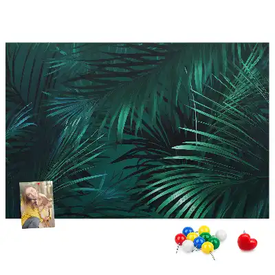 Pinnwand mit Dschungel- und Safari-Motiven