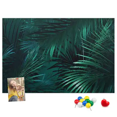 Pinnwand mit Dschungel- und Safari-Motiven