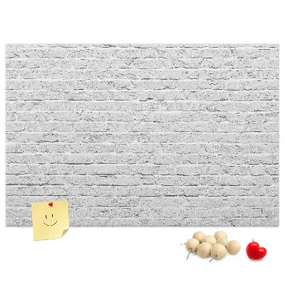 Bedruckte Korkplatte mit Ziegelwand-Motiv