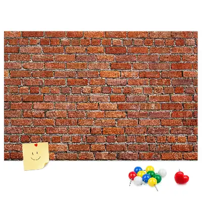Bilder-Korktafel Alte Ziegelwand