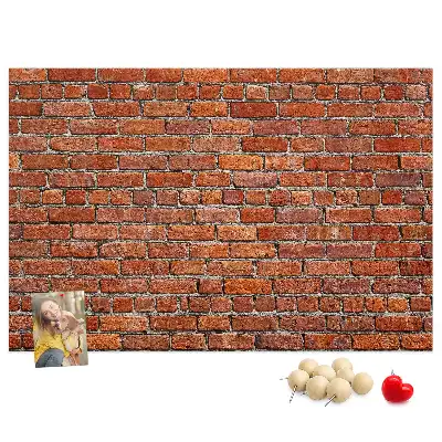 Bilder-Korktafel Motiv Alte Ziegelwand