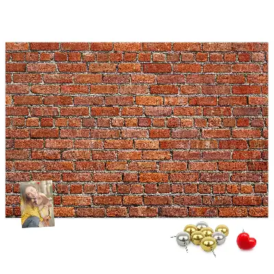 Bilder-Korktafel Motiv Alte Ziegelwand
