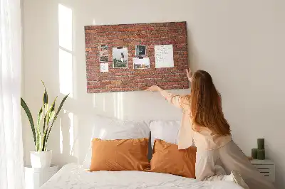 Bilder-Korktafel Motiv Alte Ziegelwand