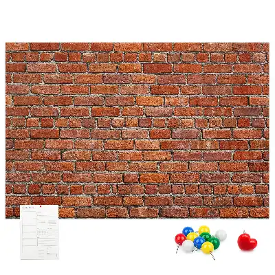 Bilder-Korktafel Motiv Alte Ziegelwand