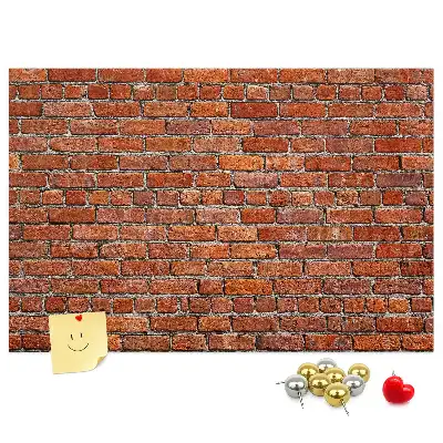 Bilder-Korktafel Motiv Alte Ziegelwand
