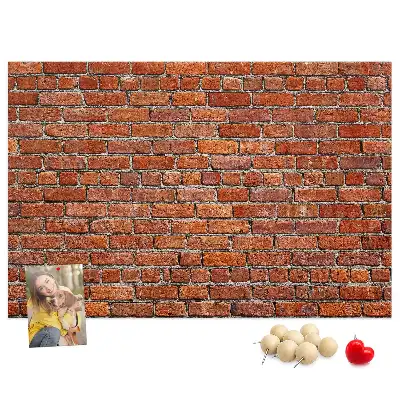 Bilder-Korktafel Motiv Alte Ziegelwand