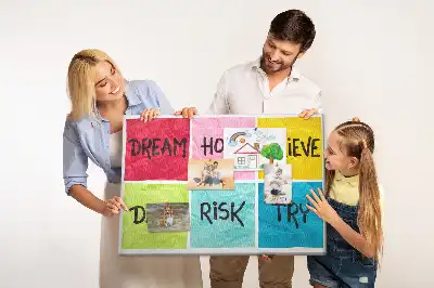 Bedruckte Kork-Motivationstafel