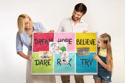 Bedruckte Kork-Motivationstafel