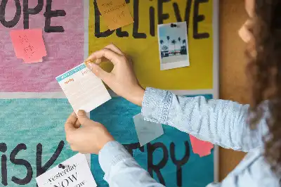 Bedruckte Kork-Motivationstafel