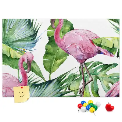 Bilder-Korktafel Natur Flamingos