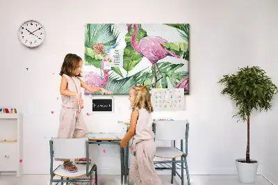 Bilder-Korktafel Natur Flamingos