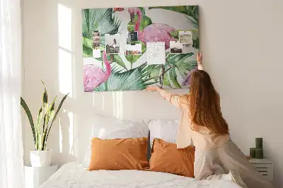 Bilder-Korktafel Natur Flamingos