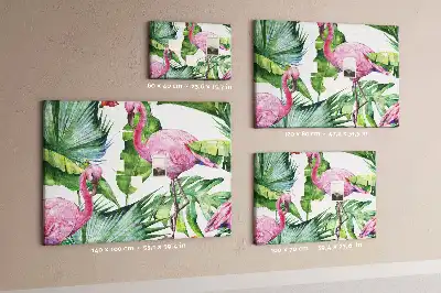 Bilder-Korktafel Natur Flamingos