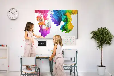 Kork Pinnwand Regenbogen der Farben