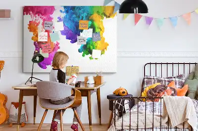 Kork Pinnwand Regenbogen der Farben