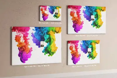 Kork Pinnwand Regenbogen der Farben