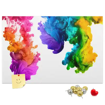Kork Pinnwand Regenbogen der Farben