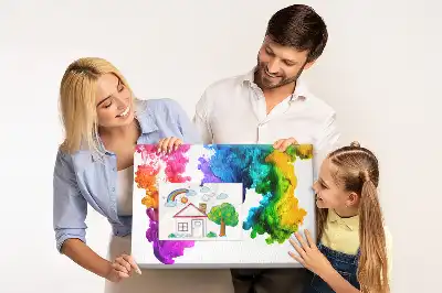 Kork Pinnwand Regenbogen der Farben
