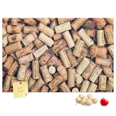 Kork Pinnwand Weinmotiv mit Korken