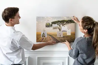 Kork Pinnwand Landschaft Afrikas