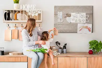 Pinnwand mit dem Motto Liebe im Interieur