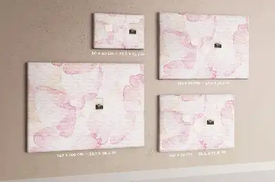 Bilder-Korktafel Aquarell-Blütenblätter