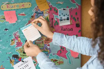 Kork Pinnwand Europäische Staatenkartografie