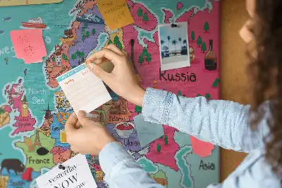 Kork Pinnwand Europäische Staatenkartografie