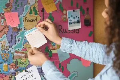 Kork Pinnwand Europäische Staatenkartografie