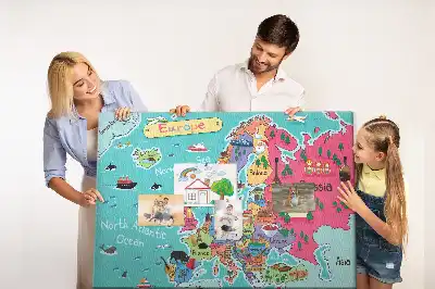 Kork Pinnwand Europäische Staatenkartografie