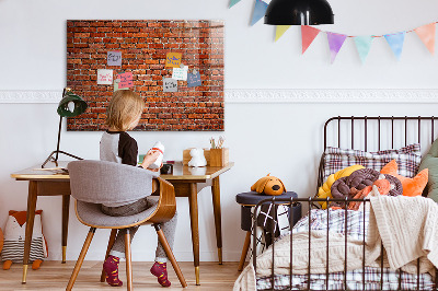 Magnettafel Alte Backsteinmauer