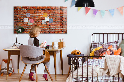 Magnettafel Alte Backsteinmauer