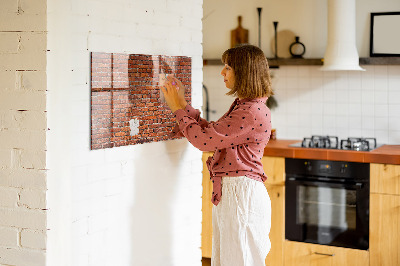 Magnettafel Alte Backsteinmauer