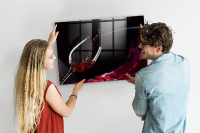 Magnettafel Wein