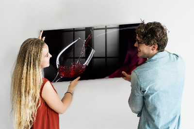 Magnettafel Wein