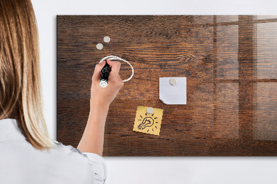 Schreib magnettafel Altes Holz