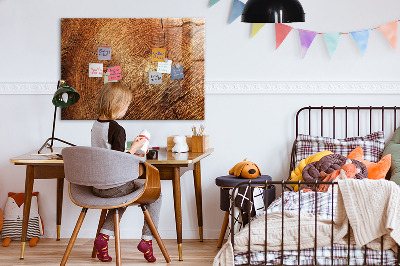 Magnetische, trocken abwischbare Tafel Alter Baumstamm