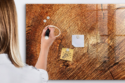 Magnetische, trocken abwischbare Tafel Alter Baumstamm