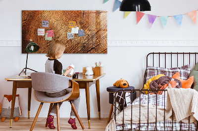 Magnetische, trocken abwischbare Tafel Alter Baumstamm