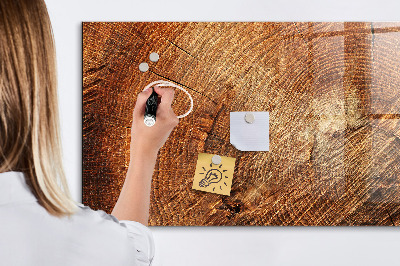 Magnetische, trocken abwischbare Tafel Alter Baumstamm