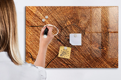 Magnettafel mit Magneten Dekoratives Holz