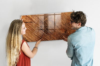 Magnettafel mit Magneten Dekoratives Holz