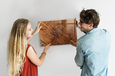 Magnettafel mit Magneten Dekoratives Holz