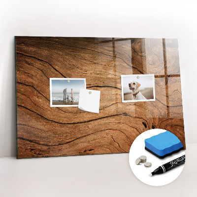 Schreib magnettafel Altes Holz