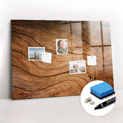 Schreib magnettafel Altes Holz