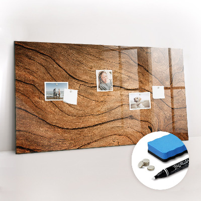 Schreib magnettafel Altes Holz