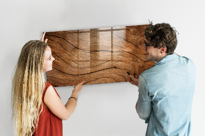 Schreib magnettafel Altes Holz