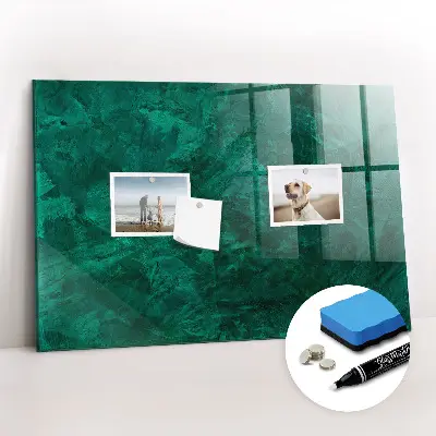 Beschreibbare magnettafel küche Smaragdwand