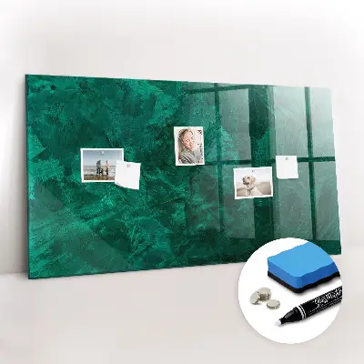 Beschreibbare magnettafel küche Smaragdwand